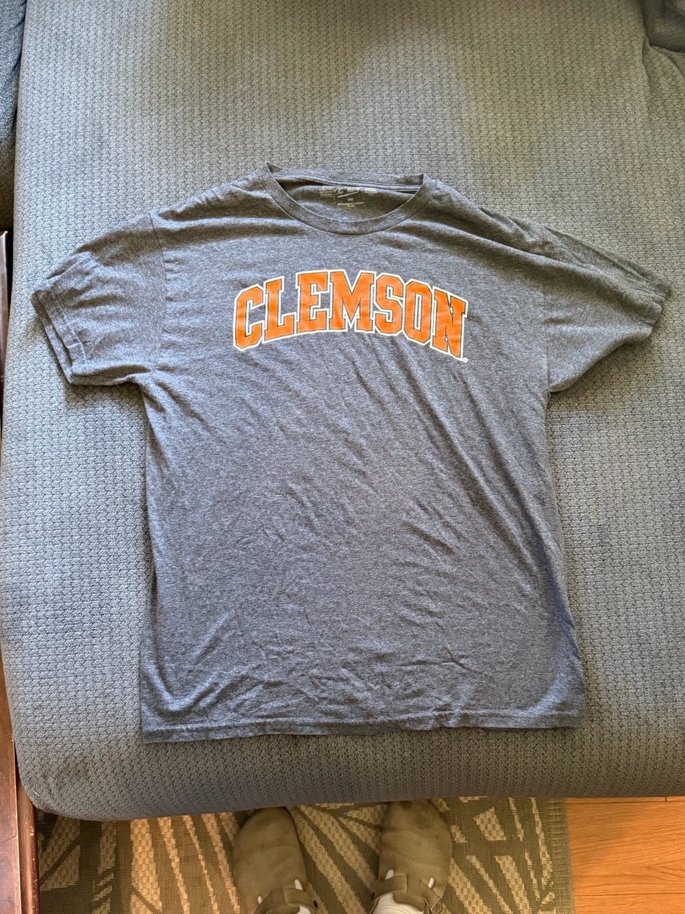 Clemson Men's Grey Graphic Tee